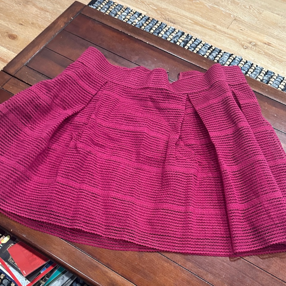 Torrid Rich Burgundy A-Line Skirt